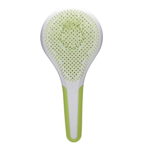 Michel Mercier Wet and Dry Hair Detangler - Soft Bristles Brush for Healthy, Shiny Hair - Green/White - Normal Hair - görsel 2
