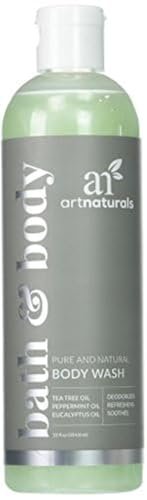 Artnaturals Tea Tree Body Wash - 12 oz | Natural Cleansing & Refreshing Shower Gel Avelisse