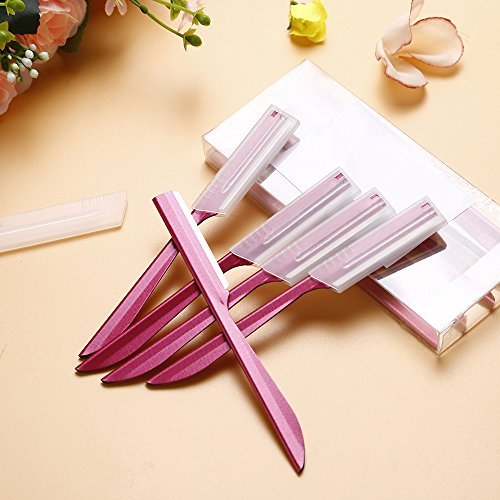 Stainless Steel Eyebrow Trimmer Razor - 10 Pack for Men and Women - görsel 4