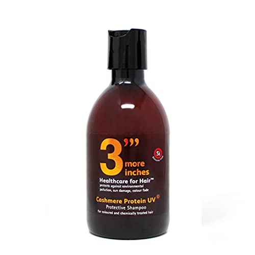 3 More Inches Cashmere Protein UV Protective Shampoo 250ml - Restoring & Strengthening Shampoo - Color Protective - Silicone Free - With Protein Amino Acids - Hair Care by Michael Van Clarke - görsel 2