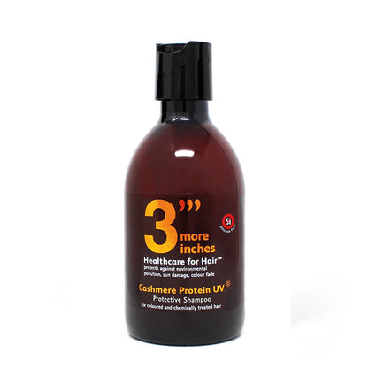 3 More Inches Cashmere Protein UV Protective Shampoo 250ml - Restoring & Strengthening Shampoo - Color Protective - Silicone Free - With Protein Amino Acids - Hair Care by Michael Van Clarke