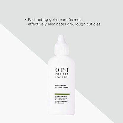 OPI ProSpa Exfoliating Cuticle Cream - Cuticle Remover for Nails - Gel Cream Formula for Dry, Rough Hands - 0.9 fl oz Avelisse