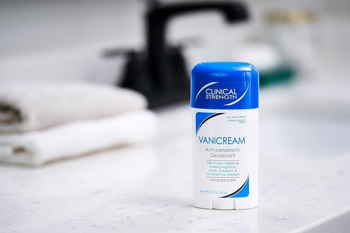 Vanicream Clinical Strength Antiperspirant Deodorant for Sensitive Skin, 2.25 oz (Pack of 2) Avelisse
