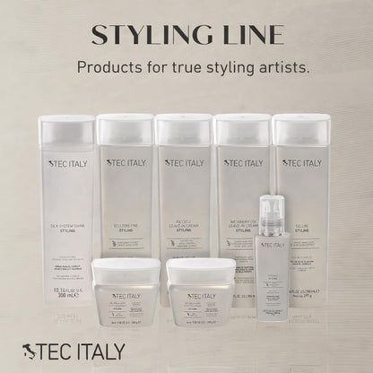 Tec Italy Gel Dela Cera Effetto Normale - Medium Hold Hair Gel for All Hair Types, Natural Finish with Shine & Definition, 9.88 oz (280 g) Avelisse