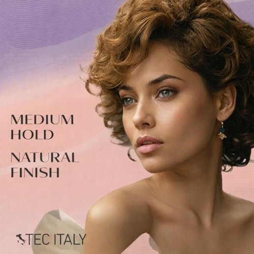Tec Italy Gel Dela Cera Effetto Normale - Medium Hold Hair Gel for All Hair Types, Natural Finish with Shine & Definition, 9.88 oz (280 g) Avelisse