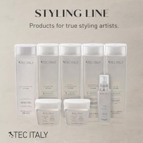 Tec Italy Gel Dela Cera Effetto Normale - Medium Hold Hair Gel for All Hair Types, Natural Finish with Shine & Definition, 9.88 oz (280 g) Avelisse