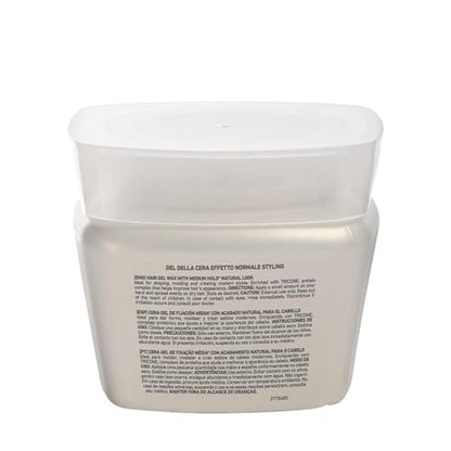 Tec Italy Gel Dela Cera Effetto Normale - Medium Hold Hair Gel for All Hair Types, Natural Finish with Shine & Definition, 9.88 oz (280 g) Avelisse