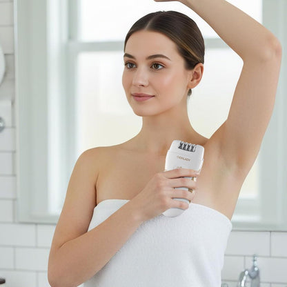 Epilady Legend 5 Rechargeable Cordless Epilator for Women – 56-Tweezer Dual Speed Full Body Hair Removal Device Avelisse
