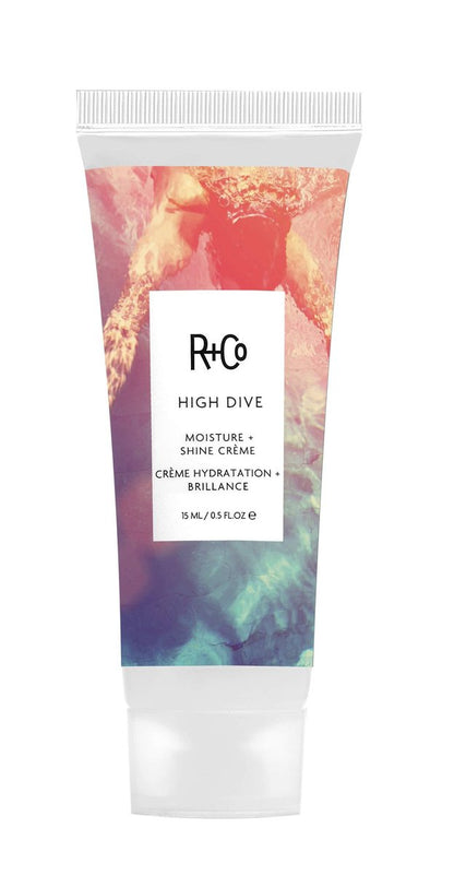 R+Co High Dive Moisture + Shine Crème Deluxe - Deep Hydration, Softens, Eliminates Frizz - Vegan & Cruelty-Free (0.5 Fl Oz)