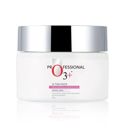 O3+ D-Tan Pack for Instant Skin Brightening and Lightening Benefits Infused with Mint and Eucalyptus Oil - Suitable for All Skin Types (50gm) Avelisse