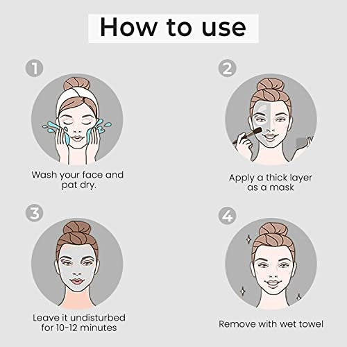 O3+ D-Tan Pack for Instant Skin Brightening and Lightening Benefits Infused with Mint and Eucalyptus Oil - Suitable for All Skin Types (50gm) Avelisse