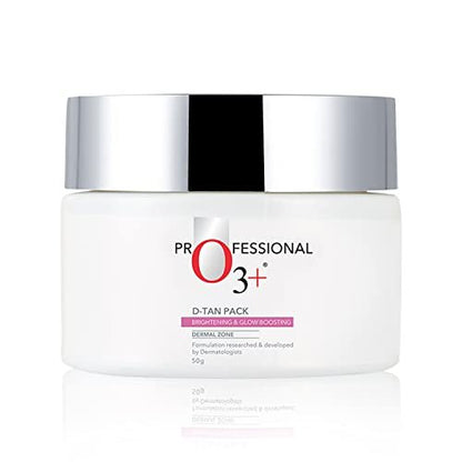 O3+ D-Tan Pack for Instant Skin Brightening and Lightening Benefits Infused with Mint and Eucalyptus Oil - Suitable for All Skin Types (50gm) Avelisse