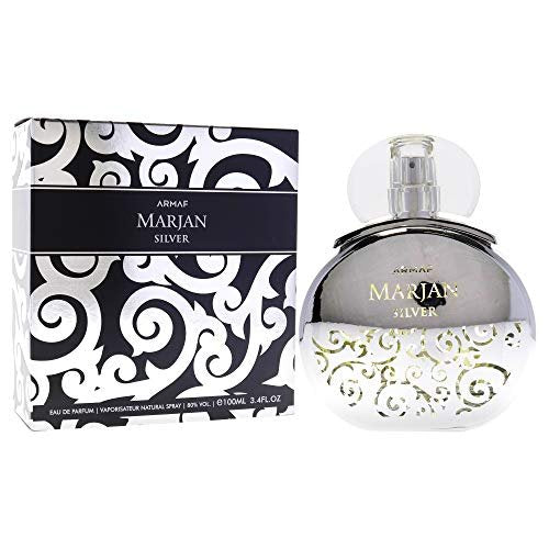 Armaf Marjan Silver EDP Spray for Men 3.4 oz - Long-Lasting Elegant Fragrance - görsel 6