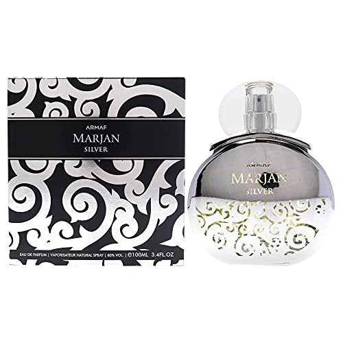 Armaf Marjan Silver EDP Spray for Men 3.4 oz - Long-Lasting Elegant Fragrance - görsel 2