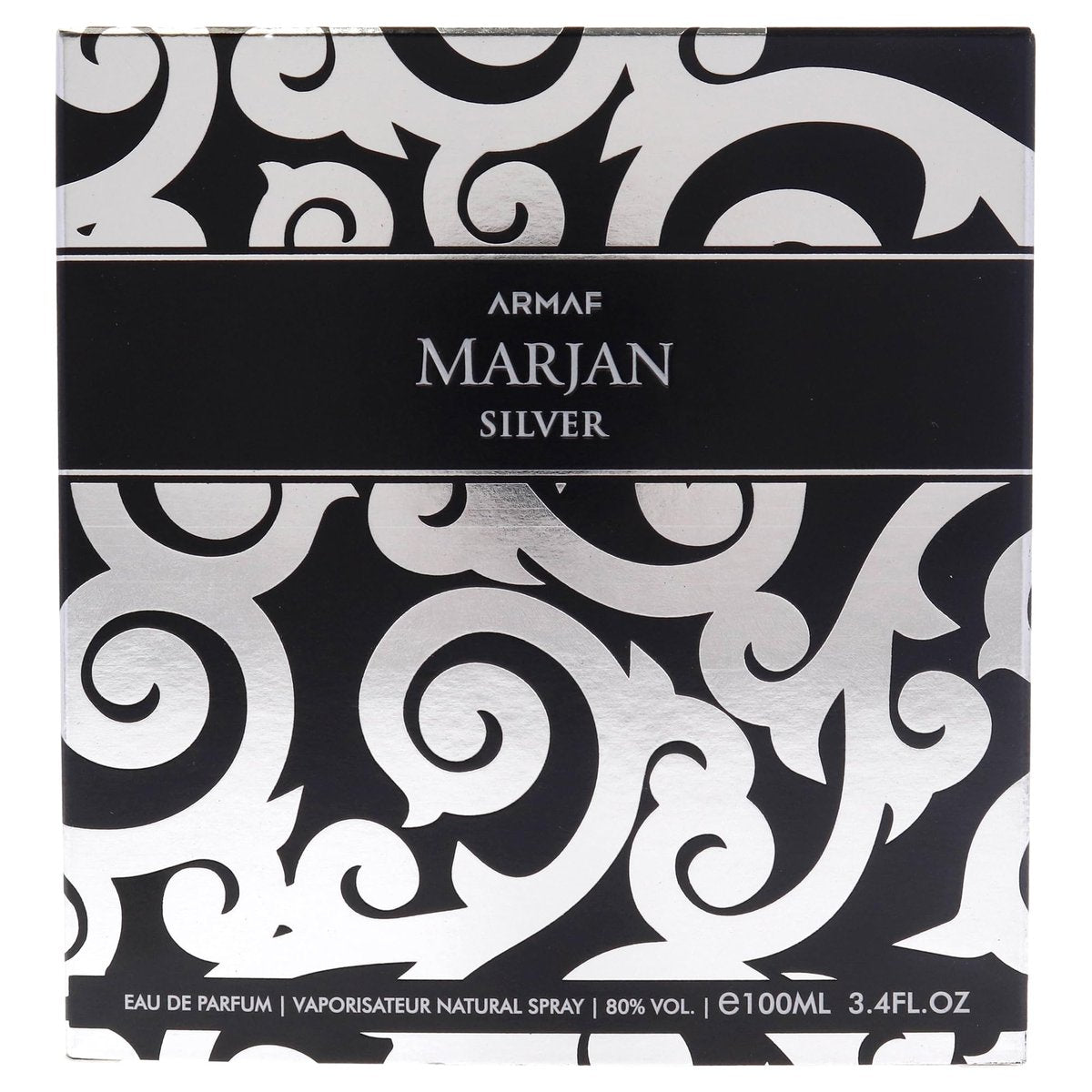 Armaf Marjan Silver EDP Spray for Men 3.4 oz - Long-Lasting Elegant Fragrance - görsel 9