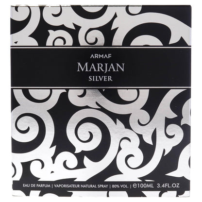 Armaf Marjan Silver EDP Spray for Men 3.4 oz - Long-Lasting Elegant Fragrance
