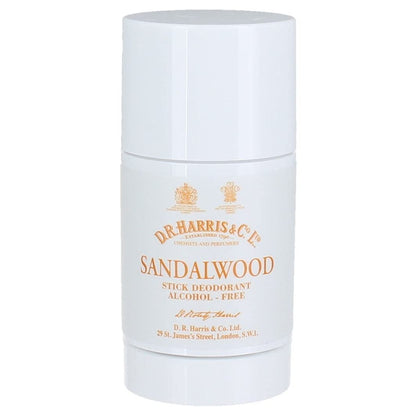 D.R. Harris Sandalwood Stick Deodorant 75g - Natural & Alcohol-Free