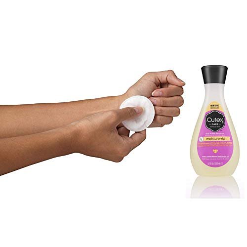 Cutex Moisture-Rich Nail Polish Remover with Sweet Almond and Jojoba Oil, 6.7 fl. oz. - görsel 5