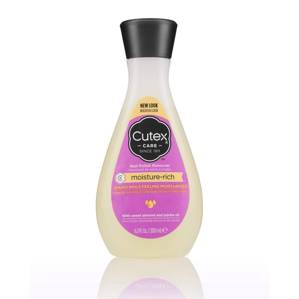 Cutex Moisture-Rich Nail Polish Remover with Sweet Almond and Jojoba Oil, 6.7 fl. oz. - görsel 2