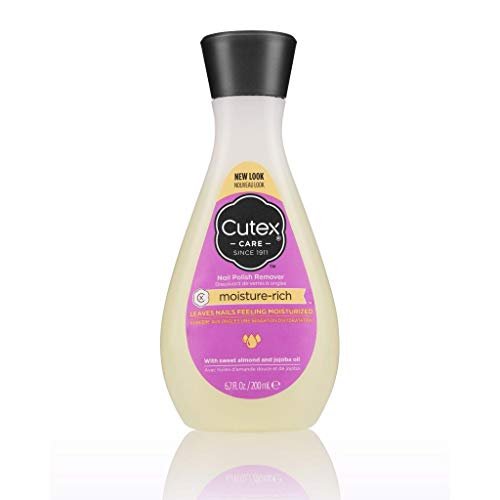 Cutex Moisture-Rich Nail Polish Remover with Sweet Almond and Jojoba Oil, 6.7 fl. oz. - görsel 1