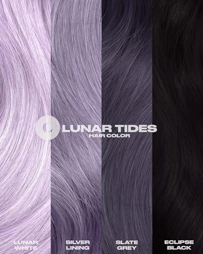Lunar Tides Semi-Permanent Hair Color - Silver Lining (4 fl oz) | Vibrant Silver Hair Dye - görsel 10
