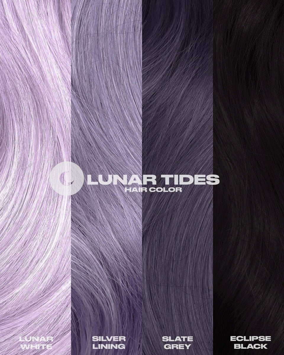 Lunar Tides Semi-Permanent Hair Color - Silver Lining (4 fl oz) | Vibrant Silver Hair Dye - görsel 9