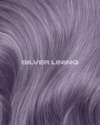 Lunar Tides Semi-Permanent Hair Color - Silver Lining (4 fl oz) | Vibrant Silver Hair Dye - görsel 4
