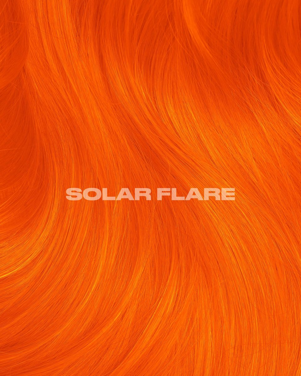 Lunar Tides Semi-Permanent Hair Color - Solar Flare (4 fl. oz.) - Vibrant Neon Orange - görsel 3