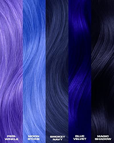 Lunar Tides Semi-Permanent Hair Color - Smokey Navy (4 fl oz) | Rich Blue-Gray Shade - görsel 10
