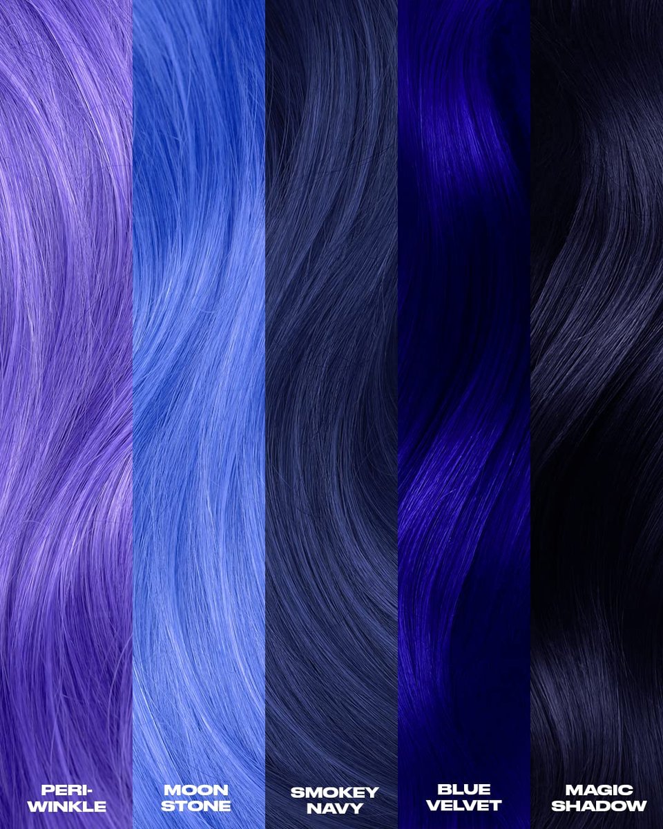 Lunar Tides Semi-Permanent Hair Color - Smokey Navy (4 fl oz) | Rich Blue-Gray Shade - görsel 9