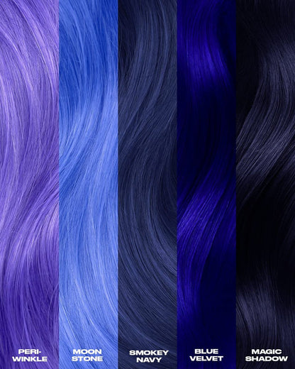 Lunar Tides Semi-Permanent Hair Color - Smokey Navy (4 fl oz) | Rich Blue-Gray Shade