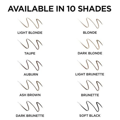 L'Oreal Paris Brow Stylist Definer Waterproof Eyebrow Pencil - Ultra-Fine Mechanical Pencil, Blonde, 0.003 oz (Pack of 2)