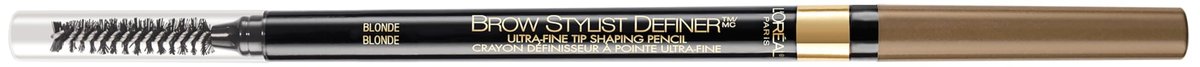 L'Oreal Paris Brow Stylist Definer Waterproof Eyebrow Pencil - Ultra-Fine Mechanical Pencil for Natural-Looking Brows - Brunette (Pack of 2) Avelisse