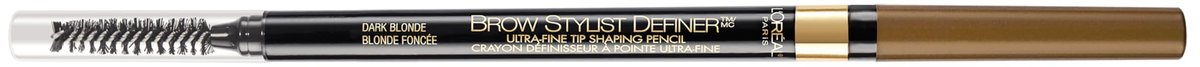 L'Oreal Paris Brow Stylist Definer Waterproof Eyebrow Pencil - Ultra-Fine Mechanical Pencil, Dark Blonde, 0.003 oz (Pack of 2) - görsel 2