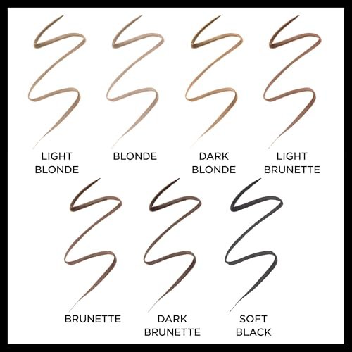 L'Oreal Paris Brow Stylist Definer Waterproof Eyebrow Pencil - Ultra-Fine Mechanical Pencil, Dark Blonde, 0.003 oz (Pack of 2) - görsel 15
