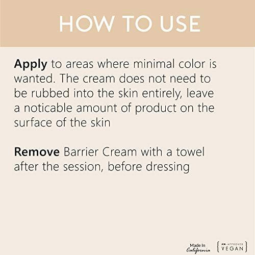 SJOLIE Pro Blending Barrier Cream for Spray Tanning - Minimize & Block DHA, 16 oz Avelisse