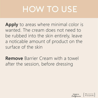 SJOLIE Pro Blending Barrier Cream for Spray Tanning - Minimize & Block DHA, 16 oz Avelisse