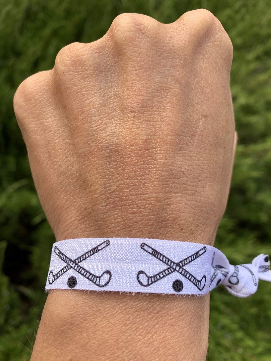 Field Hockey Hair Ties – 5-Pack No-Crease Elastic Ponytail Holders – Black & White Field Hockey Stick Design – Girls Field Hockey Accessories - görsel 5