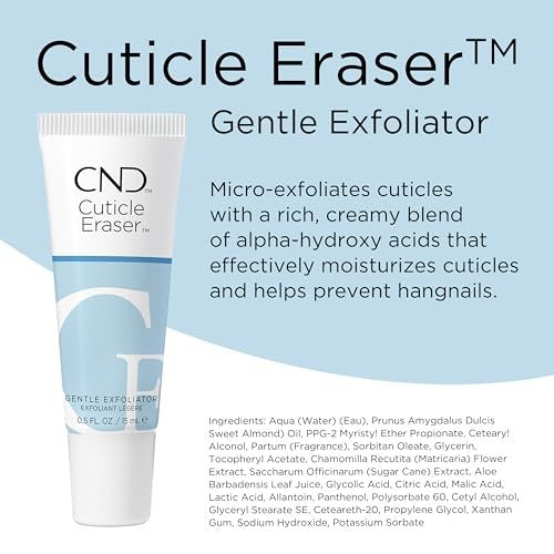 CND Cuticle Eraser Gentle Exfoliator - 0.5 fl oz | Professional Nail Care Avelisse