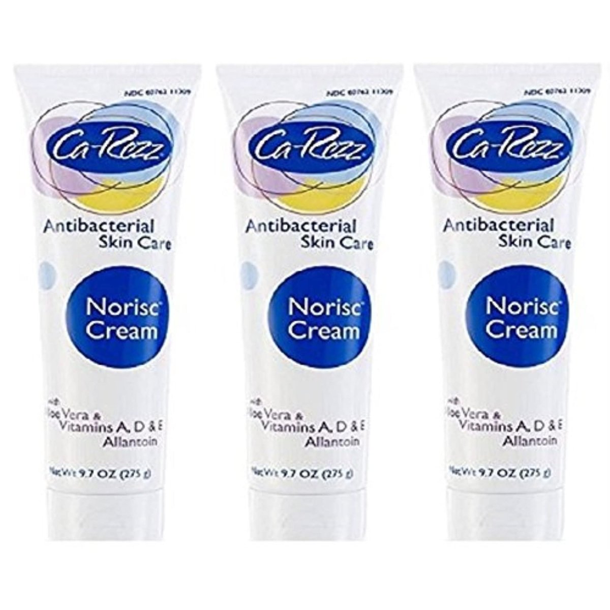Ca-Rezz NoRisc Antibacterial Cream 9.7 oz Tube (Pack of 3) Avelisse