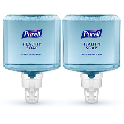 PURELL HEALTHY SOAP Antimicrobial Foam Refill, 0.5% BAK, Lightly Fragranced, 1200 mL (2-Pack) for ES8 Dispenser Avelisse