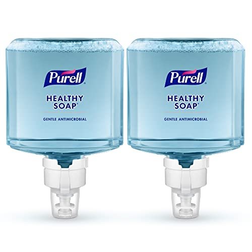 PURELL HEALTHY SOAP Antimicrobial Foam Refill, 0.5% BAK, Lightly Fragranced, 1200 mL (2-Pack) for ES8 Dispenser Avelisse