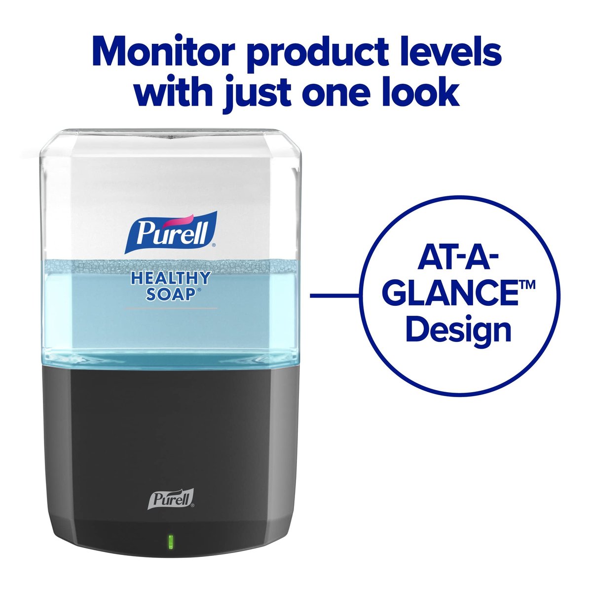 PURELL HEALTHY SOAP Antimicrobial Foam Refill, 0.5% BAK, Lightly Fragranced, 1200 mL (2-Pack) for ES8 Dispenser Avelisse