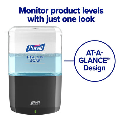 PURELL HEALTHY SOAP Antimicrobial Foam Refill, 0.5% BAK, Lightly Fragranced, 1200 mL (2-Pack) for ES8 Dispenser Avelisse