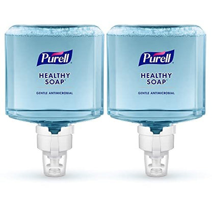 PURELL HEALTHY SOAP Antimicrobial Foam Refill, 0.5% BAK, Lightly Fragranced, 1200 mL (2-Pack) for ES8 Dispenser Avelisse