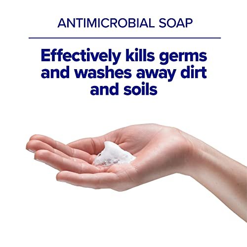 PURELL HEALTHY SOAP Antimicrobial Foam Refill, 0.5% BAK, Lightly Fragranced, 1200 mL (2-Pack) for ES8 Dispenser Avelisse