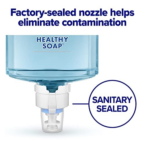 PURELL HEALTHY SOAP Antimicrobial Foam Refill, 0.5% BAK, Lightly Fragranced, 1200 mL (2-Pack) for ES8 Dispenser Avelisse