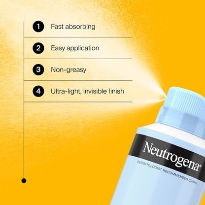 Neutrogena Ultra Sheer Sunscreen Spray SPF 45 Body Mist, Pack of 3, 5 oz Each - Lightweight, Non-Greasy, Broad Spectrum UVA/UVB Protection, Oil-Free & Non-Comedogenic, Water Resistant (80 min) Avelisse