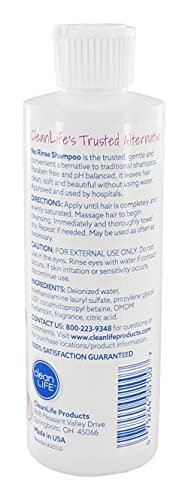 No-Rinse Shampoo and Conditioner Bundle – 8 fl oz Each – Fresh, Clean, Odor-Free Hair Without Water Avelisse