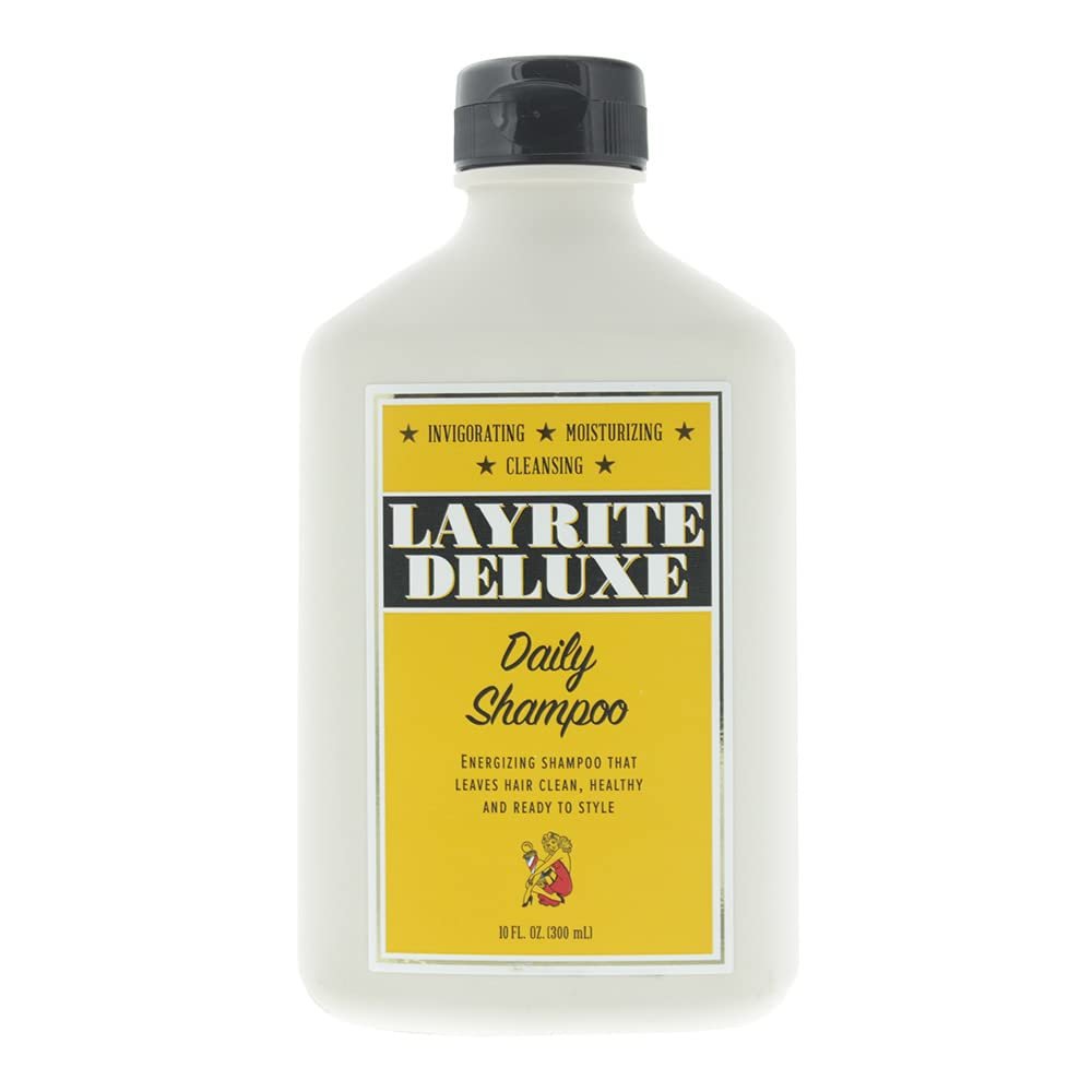 Layrite Daily Shampoo - 10 Fl Oz | Gentle Daily Cleanser for Men Avelisse